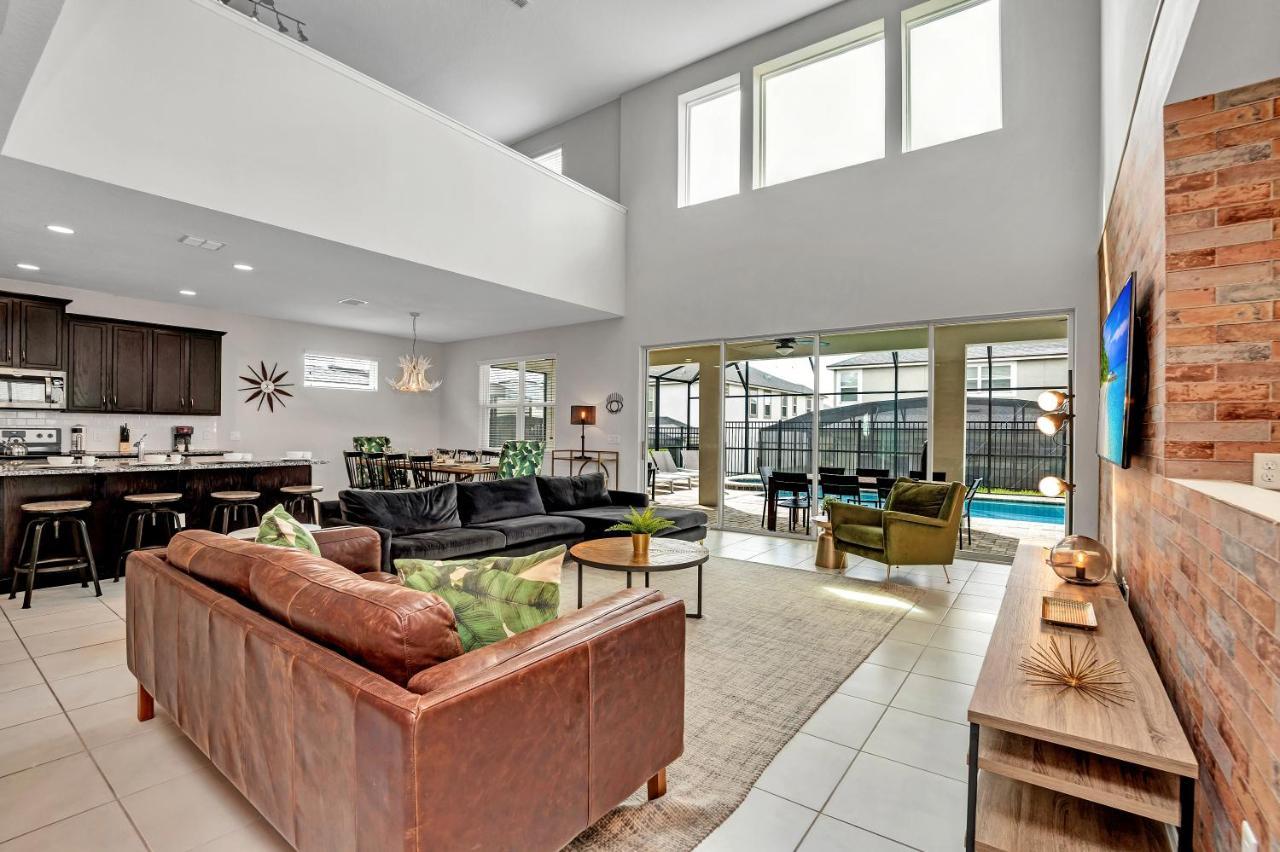 Modern Villa Wprivate Pool&Spa, Free Water Park Orlando Exterior photo