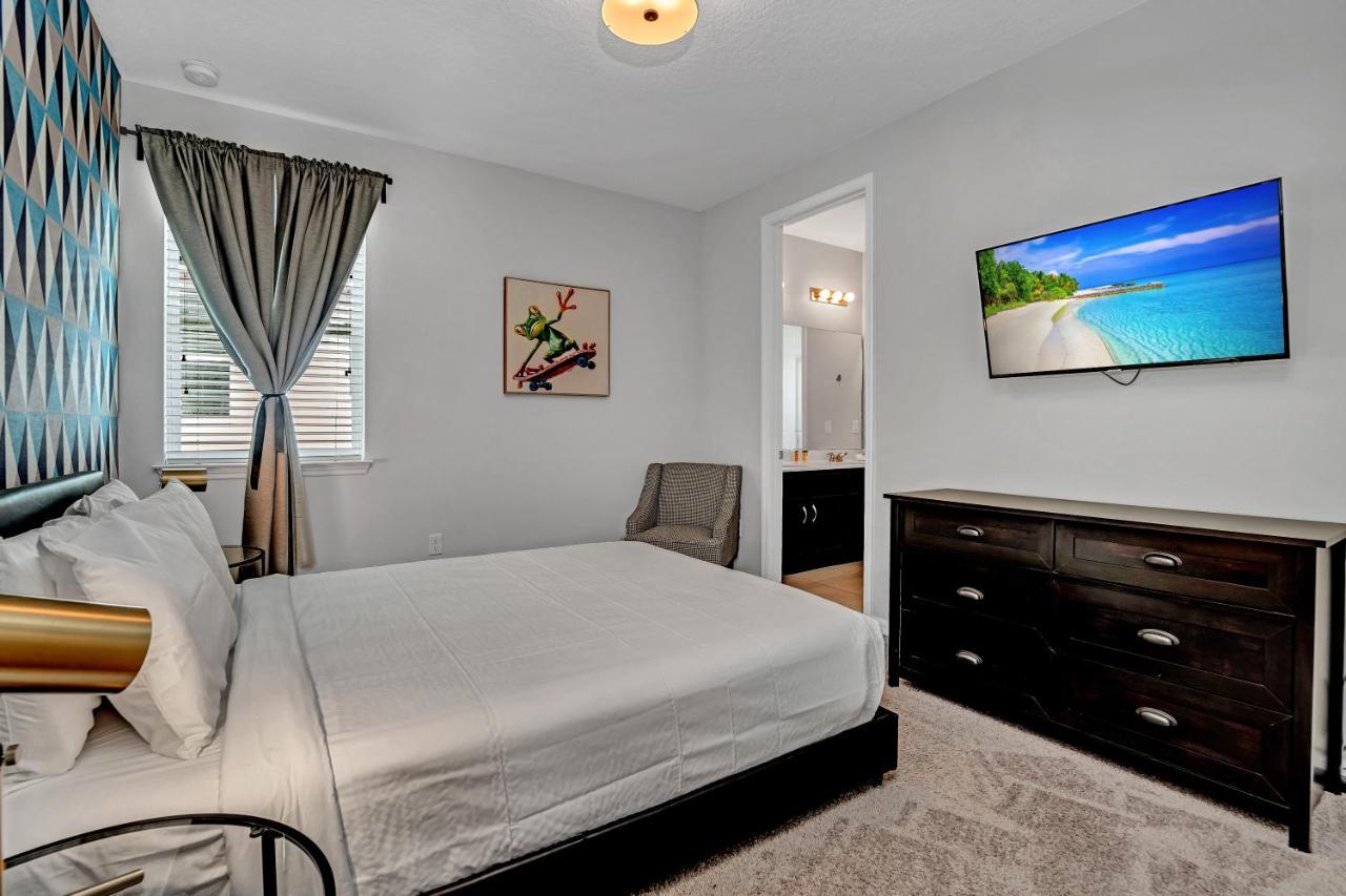 Modern Villa Wprivate Pool&Spa, Free Water Park Orlando Exterior photo